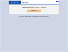 Tablet Screenshot of expenses.argent.com